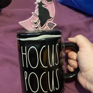 Rae dunn hocus pocus with witchy topper